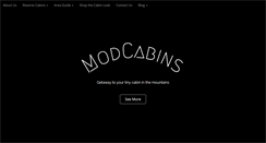 Desktop Screenshot of modcabins.com